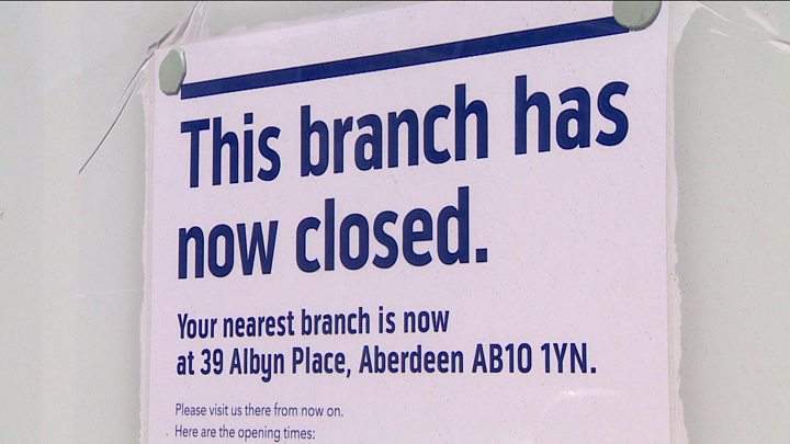 UK bank branch closures