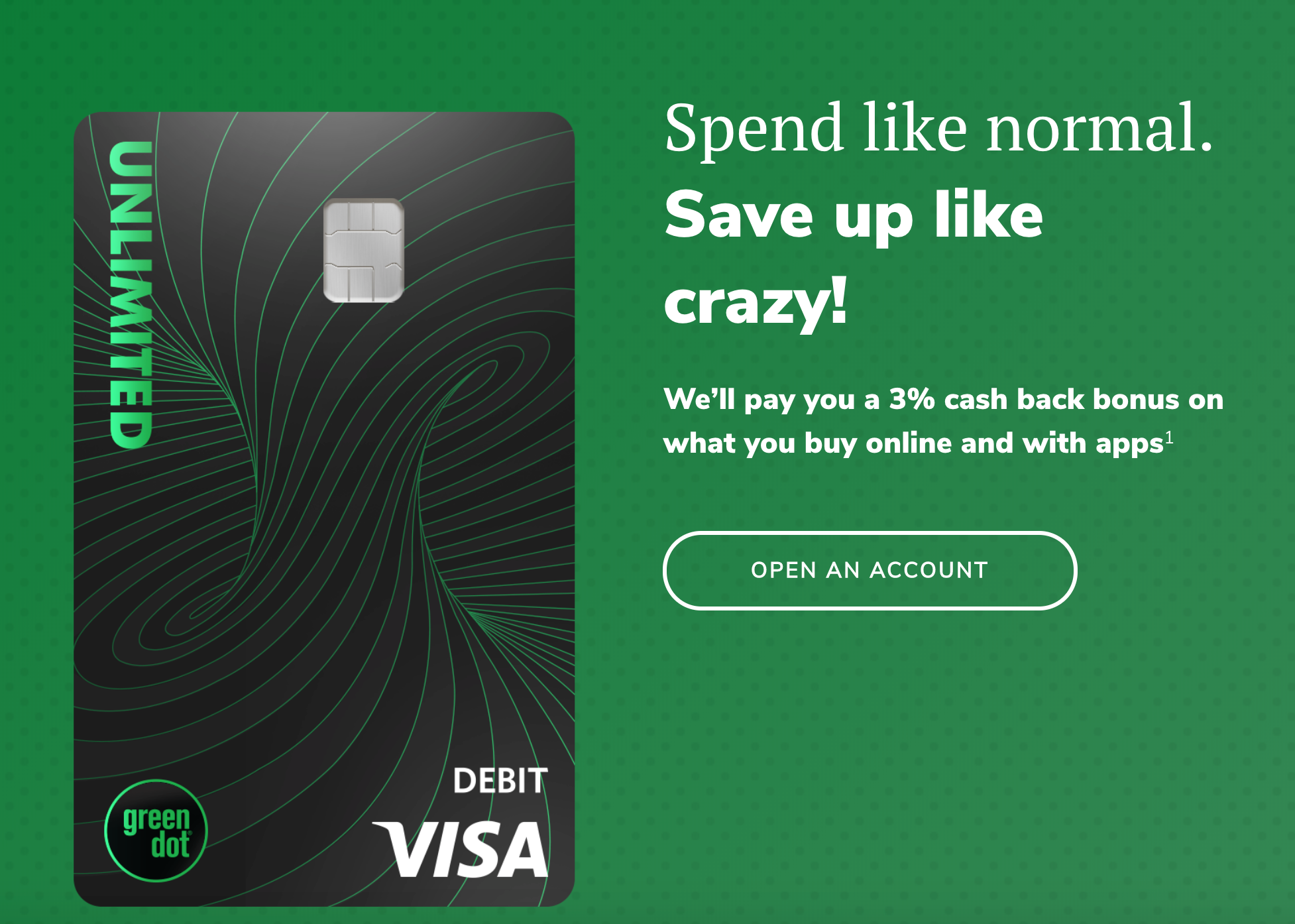 Green Dot launches the unlimited cash back bank account
